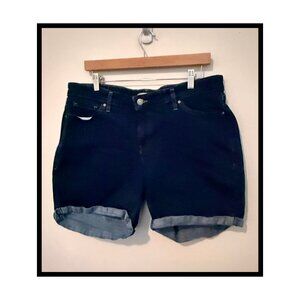LEVIS Dark Wash Jean Shorts 16W Plus Size